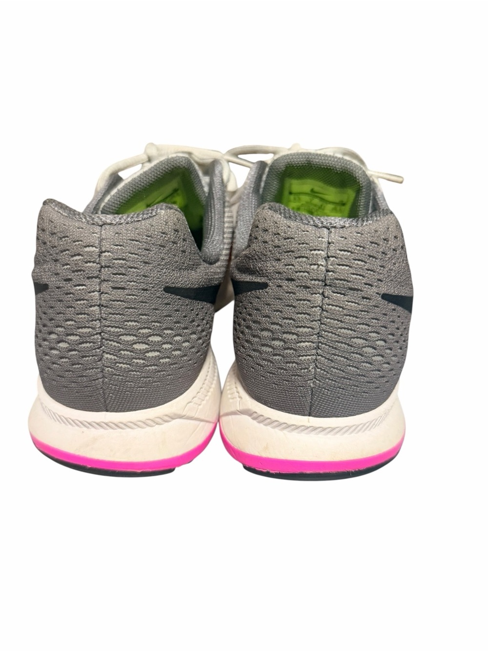 Nike Air Zoom Pegasus 33 Women’s 9.5 Grey Pink Running Shoes 831356-006 - Picture 4 of 9